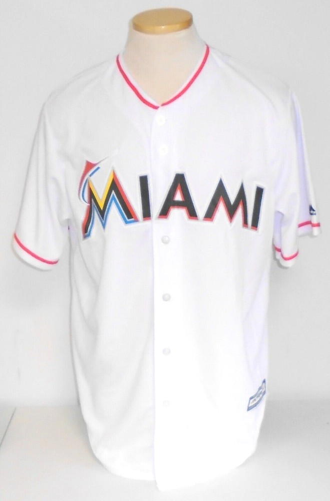 NWT MLB Majestic Miami Marlins Jose Fernandez #16 Jersey S M L XL 2XL 3XL 4XL