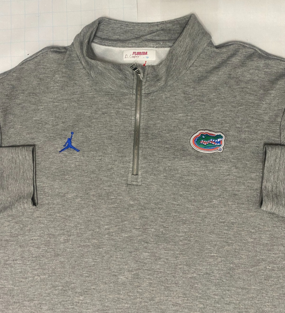 Nike Air Jordan Florida Gators Team Issued Style 1/4 Zip Pullover XXL