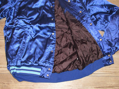 Boston New Orleans Portland Breakers USFL Vintage Satin Varsity Jacket Men Large