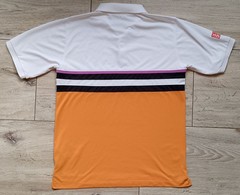 Kei Nishikori French Open 2019 Uniqlo Dry-Ex Tennis Polo Shirt Colorblock Mens M