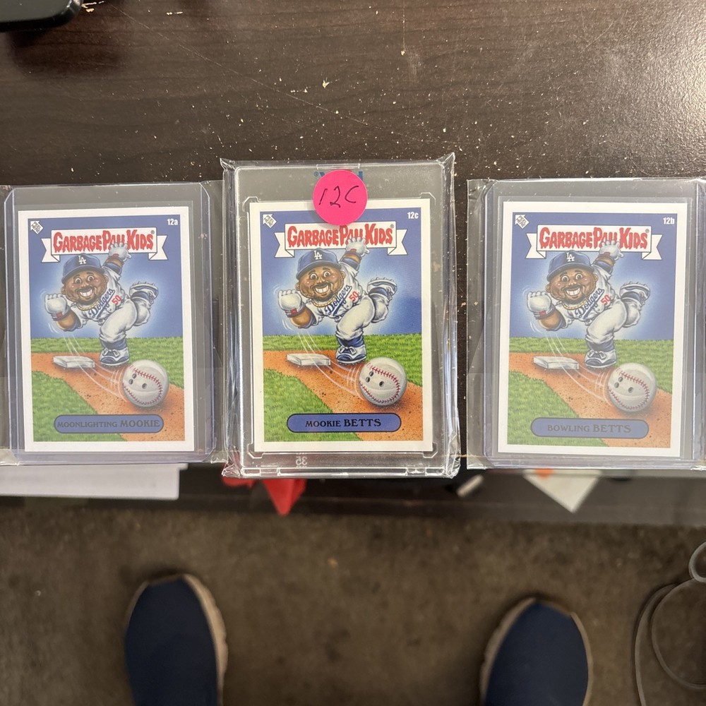 David Gross Series 3 GPK Mookie Betts 12A&12B&12c Card Set