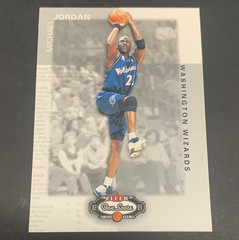 Fleer Box Score 2002-03 Michael Jordan Base #23 Washington Wizards NBA