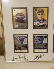Rousch Racing Kraft Framed Autographed Nascar Greg Biffle Mark Martin Kurt Busch