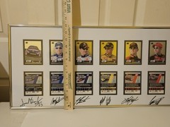 Rousch Racing Kraft Framed Autographed Nascar Greg Biffle Mark Martin Kurt Busch