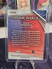 #RVA-19 Alan Trammell 2026 Topps Chrome Chrome Rivals Away Detroit Tigers
