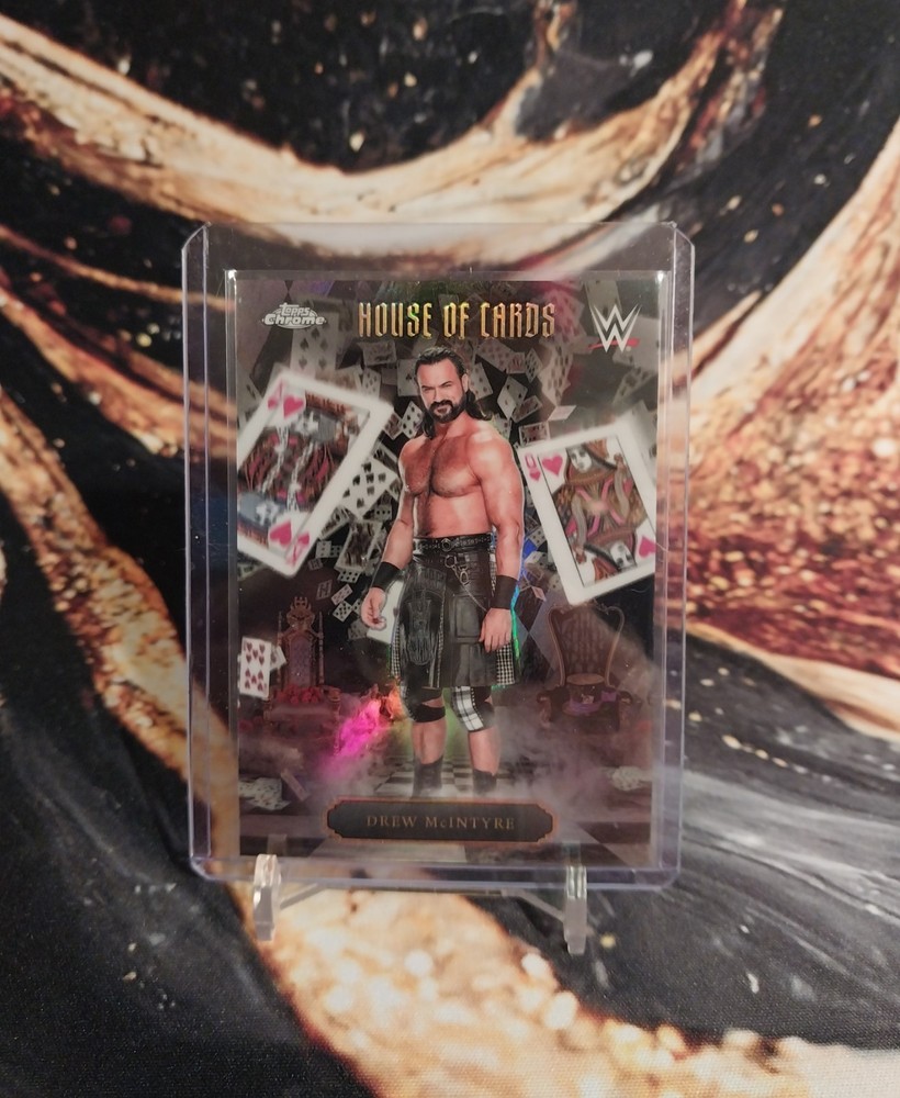 2026 Topps Chrome WWE Drew McIntyre House of Cards SP