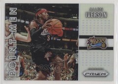 2015-16 Panini Prizm Point Men Silver Prizm Allen Iverson #12 HOF d5c