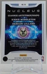 Khris Middleton / Damian Lillard / Giannis Antetokounmpo 2023-24 Panini Origins