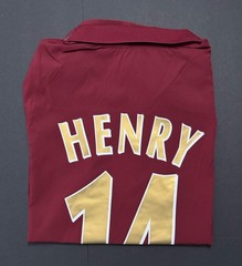 Thierry Henry Arsenal New Size L 2005/2006 Season Retro Jersey
