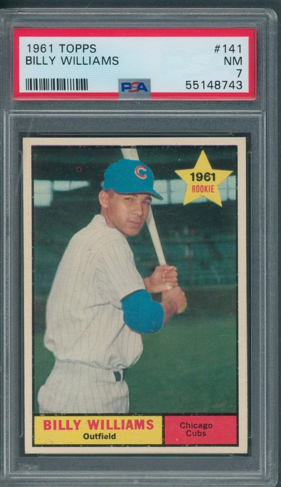 1961 Topps #141 Billy Williams PSA NM 7 *8743