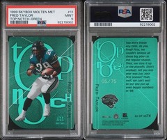 1999 Skybox Molten Metal – Top Notch Fred Taylor #11TN Green /75