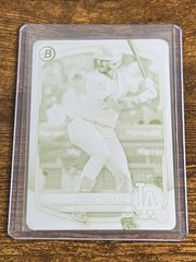 2025 Bowman Draft James Tibbs III 1/1 Yellow Printing Plate Dodgers BD-74 🔥🔥