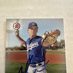 WILL SMITH SIGNED 2017 BOWMAN DRAFT CARD # BD-116 LOS ANGELES DODGERS