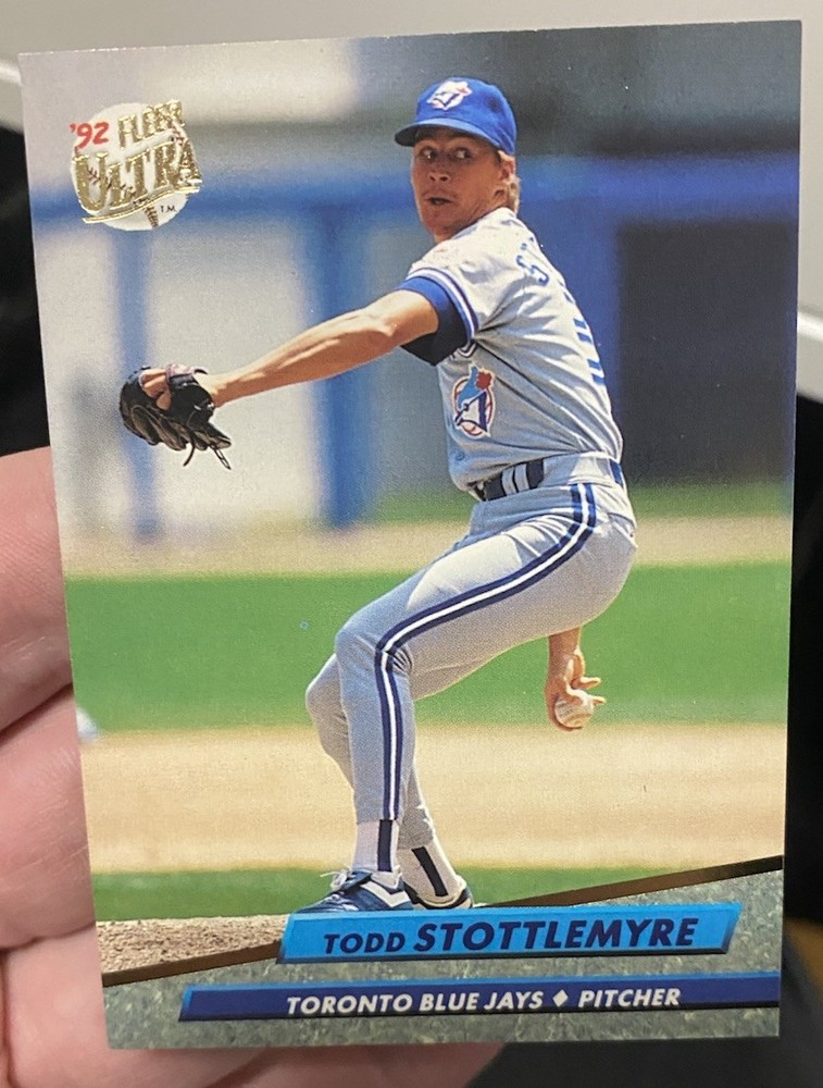 1992 Fleer Ultra Todd Stottlemyre #153 Toronto Blue Jays