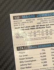 1996-97 Topps Finest Reprint #22 Larry Bird Julius Erving Magic Johnson Coating