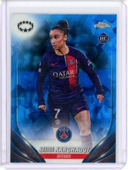 2023-24 TOPPS CHROME SAPPHIRE WOMEN&rsquo;S UEFA CHAMPIONS LEAGUE SAKINA KARCHAOUI #35