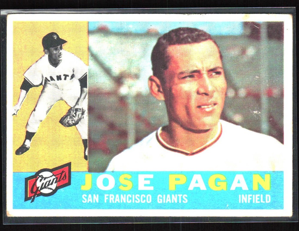 1960 Topps #67 Jose Pagan Lower Grade