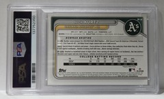 Nick Kurtz 2024 Bowman Draft 1st Bowman #BD-56 PSA 10 Gem Mint A&rsquo;s