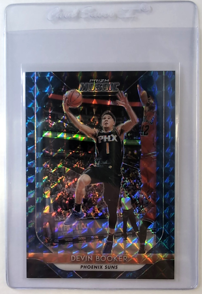 2018-19 Mosaic Blue PRIZM DEVIN BOOKER #23, Gem Mint 10, Quick Grade