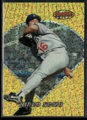 1996 Bowman Best Previews Atomic Refractor #BBP26 Hideo Nomo