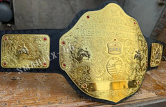 BIG GOLD World Heavyweight Championship Replica Tittle Belt 2MM Brass Adult Size