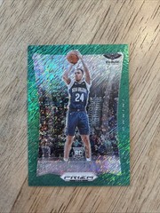 Jordan Hawkins 2023-24 Panini Prizm Deca #198 Green Shimmer Prizm /12 Rookie