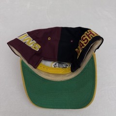 VTG 90s NFL Washington Redskins Split Colorblock SnapBack Hat American Needle
