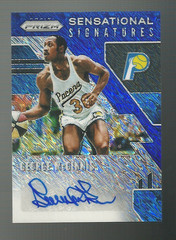 George McGinnis 2019 Prizm Sensational Signatures Blue Shimmer #SS-GMG