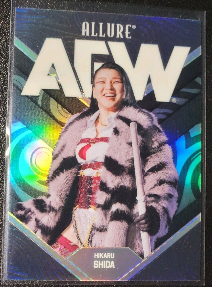 2026 Upper Deck AEW Allure #61 Hikaru Shida Black Rainbow Parallel