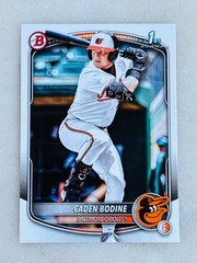 CADEN BODINE ORIOLES RC 1st card 2025 BOWMAN DRAFT #BD-63 COASTAL CAROLINA