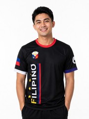 Filipino Black Soccer Jersey. Philippines Pilipinas Pinoy. Adult Small Size NWOT