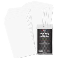 10 BCW Graded Card Dividers Safe Index Tab Fit PSA BGS Shoe Box Super Vault Box