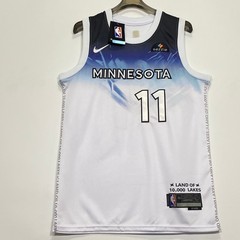 Naz Reid #11 Embroidered Jersey, White, S-2XL