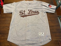 Authentic Royal Retros St. Louis Browns Jersey Size XL RARE Custom Made In USA