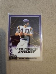 2024 Leaf Collective Fran Tarkenton 1/1 Pre-Production Proof PURPLE COLOR MATCH!
