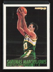 1994-95 Fleer #375 Sarunas Marciulionis Seattle SuperSonics Near Mint or Better