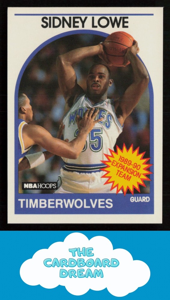 Sidney Lowe 1989-90 Hoops #313 Minnesota Timberwolves Basketball Card