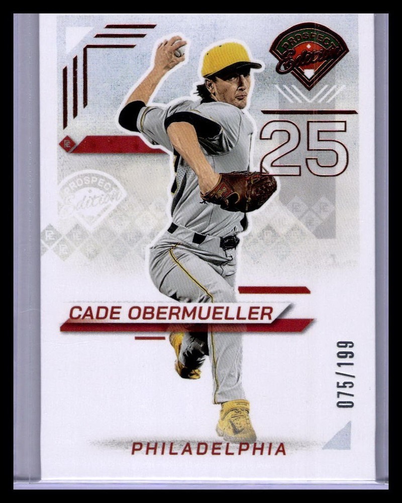 2025 Panini Prospect Edition – Cade Obermueller #98 Bronze /199