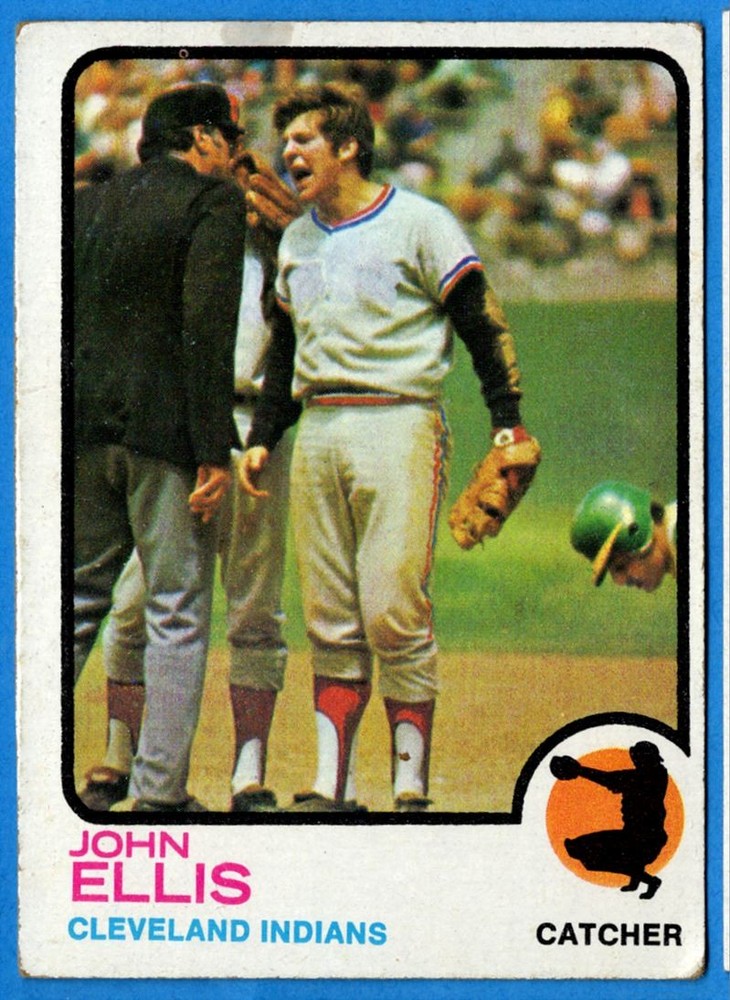 1973 Topps John Ellis Cleveland Indians #656