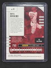 2021 Panini Absolute Rhys Hoskins #14 Holo Silver 162/199