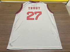 Mike Trout Los Angeles Angels Men’s SGA Basketball Style Jersey – XL