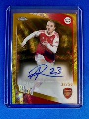 2025-26 Topps Chrome Women’s Champions League Alessia Russo Gold Wave Auto /50