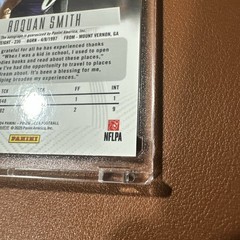 2024 Panini Prizm Deca Prizms Black Shimmer Roquan Smith AUTO 1 of 1