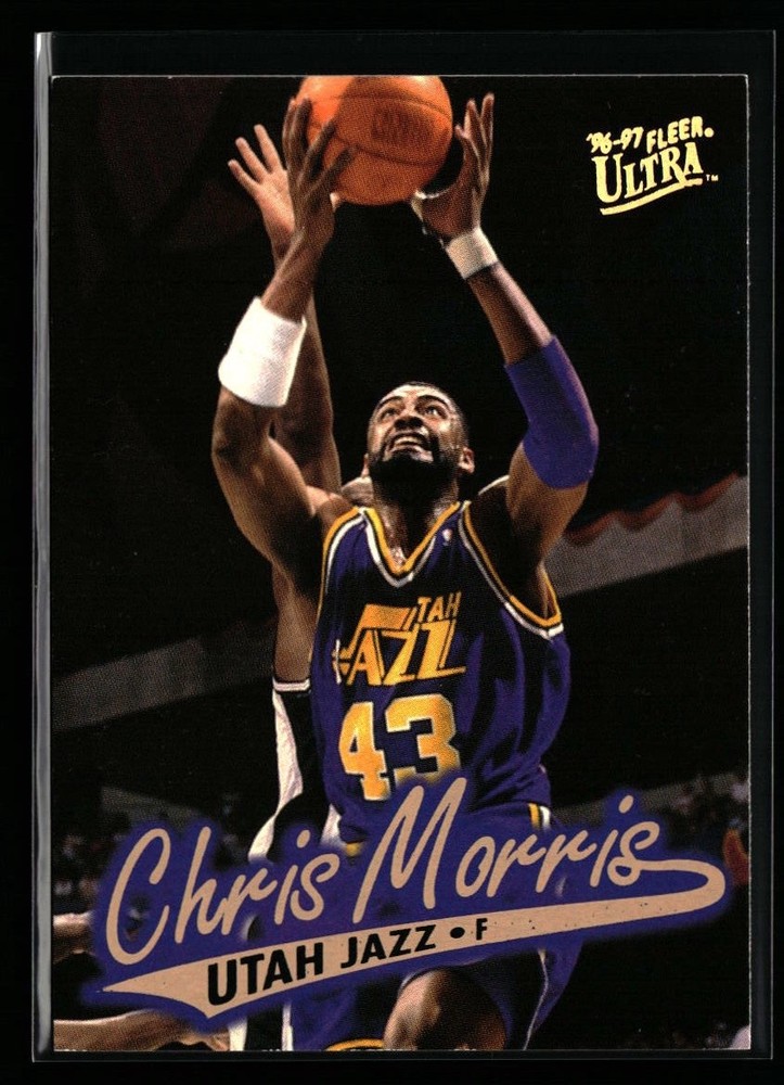 Chris Morris 1996-97 Ultra #G-113 Gold Medallion Utah Jazz