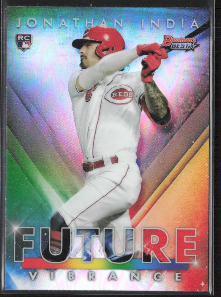2021 Bowman&rsquo;s Best #BFV-30 Jonathan India Bowman Future Vibrance Reds (W)