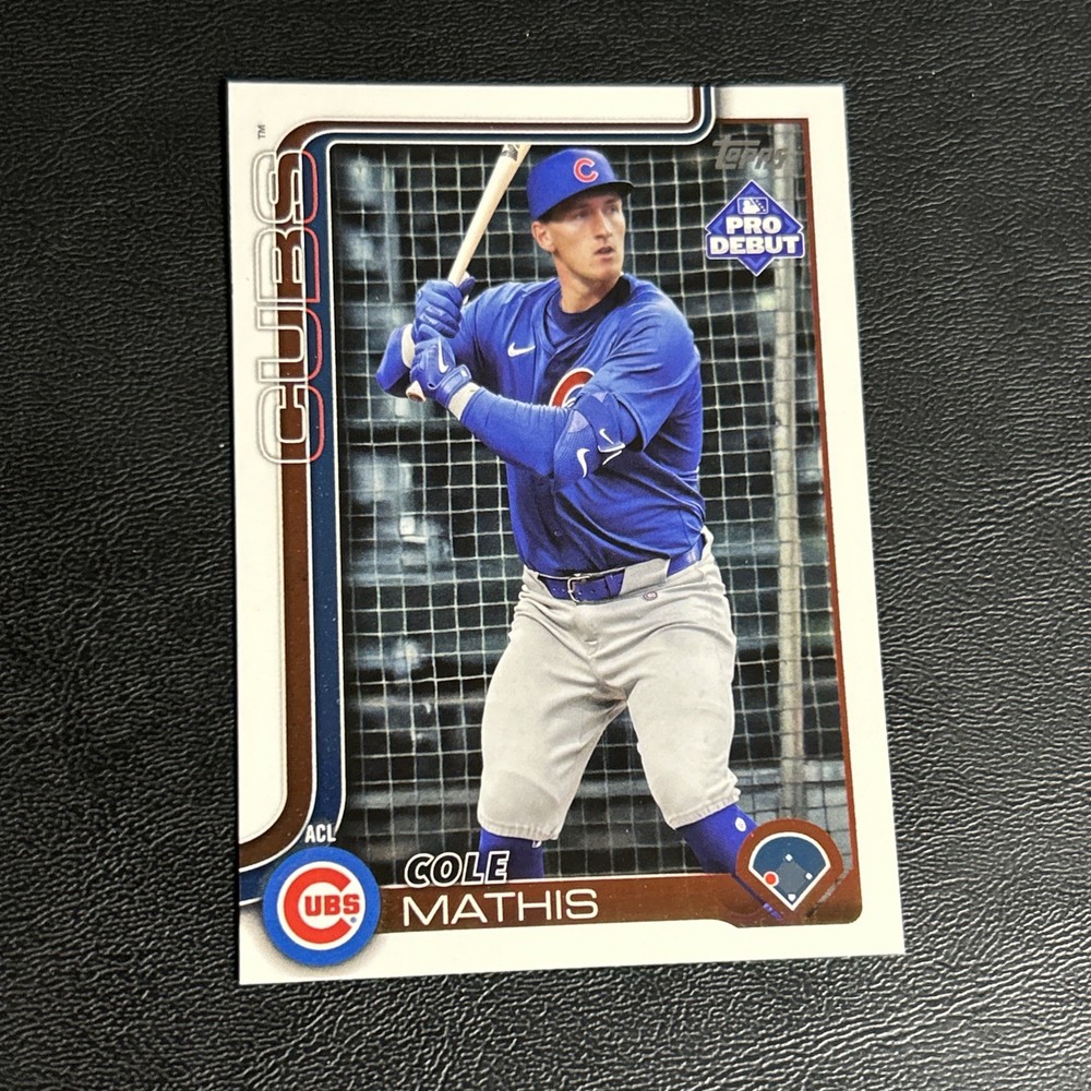 2025 Topps Pro Debut – Cole Mathis #PD-43 (RC)