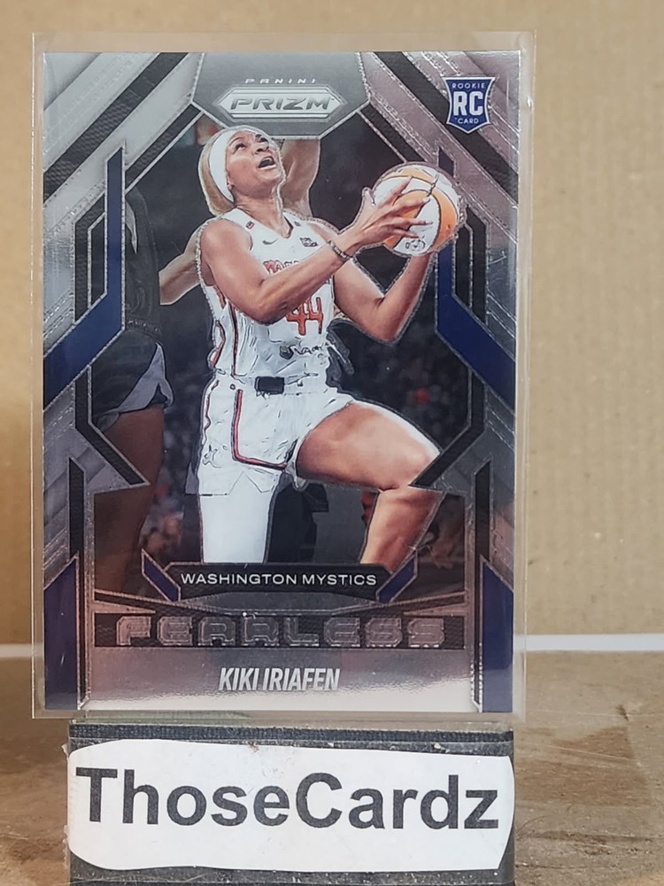 2025 Panini Prizm WNBA Fearless #8 Kiki Iriafen