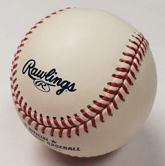 Vintage 2002 Einar Diaz Autograph Baseball Rawlings Cleveland Indians MLB