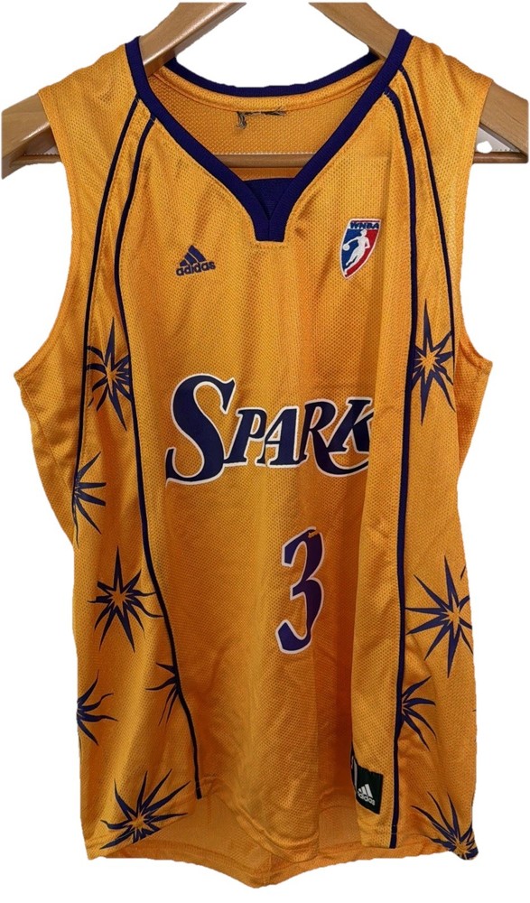 Y2K 2008 Adidas WNBA Los Angeles Sparks Candace Parker Jersey Size Small