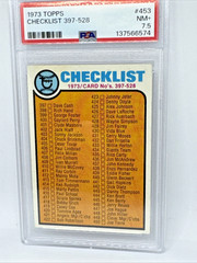 1973 Topps Checklist 529-660 # 588 PSA 7.5 #137556574